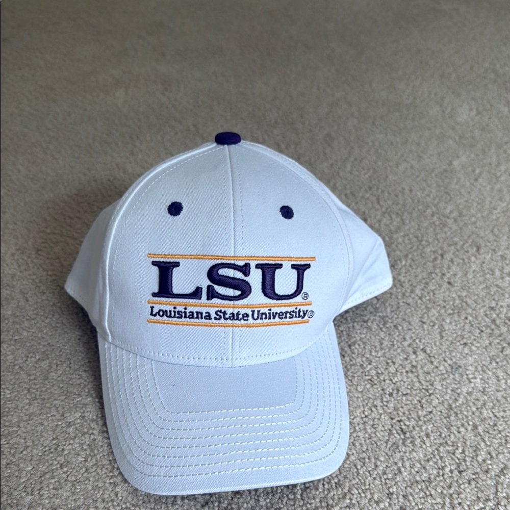 The Game White and Purple LSU Hat
